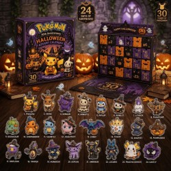 Pokémon 30th Anniversary Acrylic Advent Calendar Blind Box - 24-Day Countdown Mystery Gift Pokémon 30th Anniversary Acrylic Advent Calendar Blind Box - 24-Day Countdown Mystery Gift