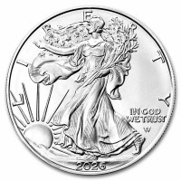 American Silver Eagle 1 oz Fine Silver Collectible Coin - Walking Liberty Commemorative Replica American Silver Eagle 1 oz Fine Silver Collectible Coin - Walking Liberty Commemorative Replica