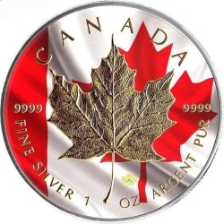 Canada Maple Leaf Fine Silver Challenge Coin - 1 oz Commemorative Collector Coin Canada Maple Leaf Fine Silver Challenge Coin - 1 oz Commemorative Collector Coin