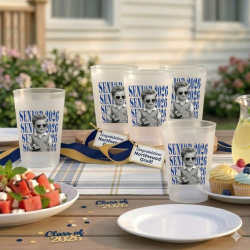 Personalized Class of 2026 Senior Photo Tumbler - Custom Vintage Graduation Gift Personalized Class of 2026 Senior Photo Tumbler - Custom Vintage Graduation Gift
