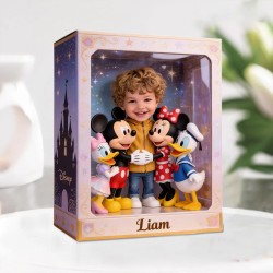 Personalized Mouse Friends Custom Shaped Acrylic Plaque - 14mm Premium Gallery Grade Decor Personalized Mouse Friends Custom Shaped Acrylic Plaque - 14mm Premium Gallery Grade Decor