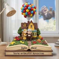 "You're My Greatest Adventure" Personalized Mouse Friends Acrylic Plaque - 14mm Premium Decor "You're My Greatest Adventure" Personalized Mouse Friends Acrylic Plaque - 14mm Premium Decor