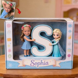 Personalized Beautiful Princess Alphabet Letter Acrylic Plaque - 14mm Premium Custom Decor Personalized Beautiful Princess Alphabet Letter Acrylic Plaque - 14mm Premium Custom Decor