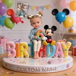 Personalized Custom Photo Kid Acrylic Plaque - 14mm Premium Gallery Grade Decor Personalized Custom Photo Kid Acrylic Plaque - 14mm Premium Gallery Grade Decor