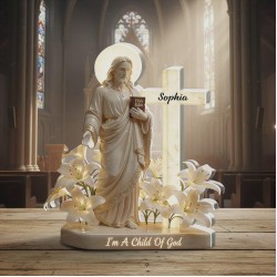 "I'm a Child of God" Personalized Acrylic Plaque - 14mm Premium Gallery Grade Kids Decor "I'm a Child of God" Personalized Acrylic Plaque - 14mm Premium Gallery Grade Kids Decor