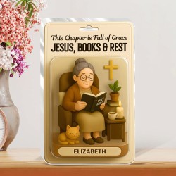 Personalized "This Chapter Is Full Of Grace" Custom Shaped Squared Acrylic Plaque - Unique Keepsake Gift