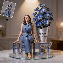 Personalized Birthday Photo Acrylic Plaque – Custom Picture Keepsake Gift for Friends & Family Personalized Birthday Photo Acrylic Plaque – Custom Picture Keepsake Gift for Friends & Family